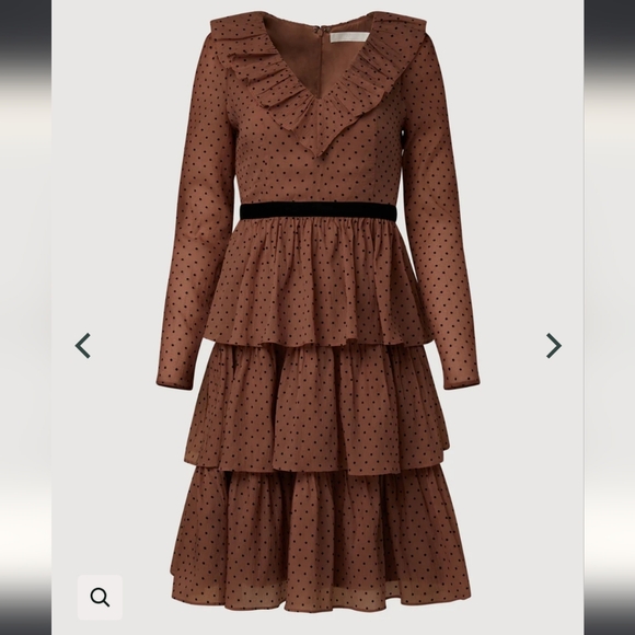 Ruffle Tiered Midi Dress - Picture 3 of 5